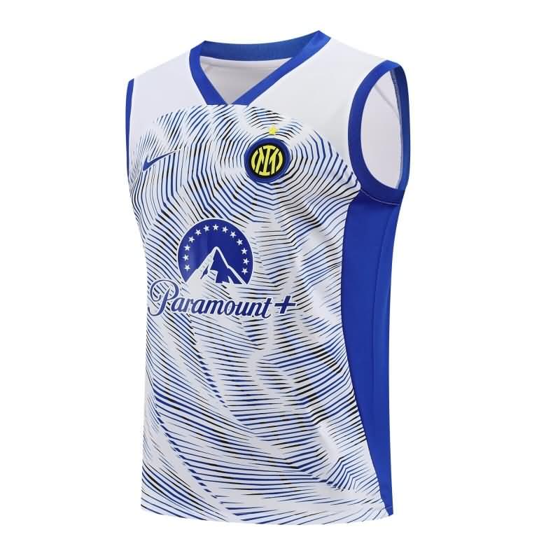Thailand Quality(AAA) 23/24 Inter Milan Training Vest Soccer Jersey 07