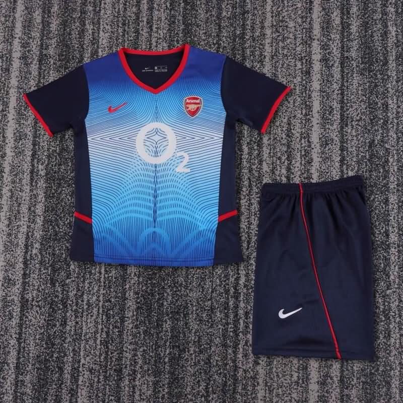 2002/03 Arsenal Away Kids Soccer Jersey And Shorts