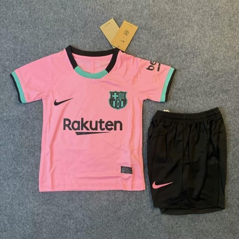 2020/21 Barcelona Third Kids Soccer Jersey And Shorts