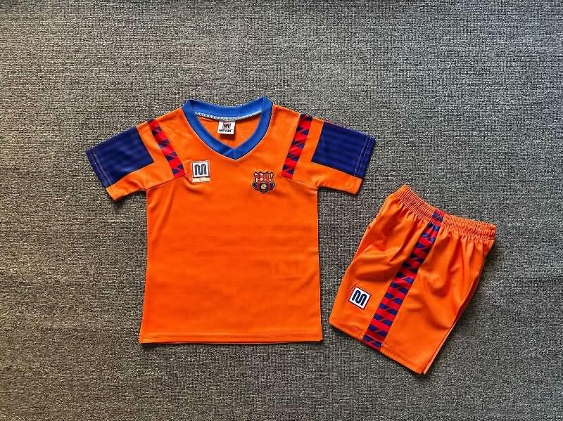 1991/92 Barcelona Away Kids Soccer Jersey And Shorts