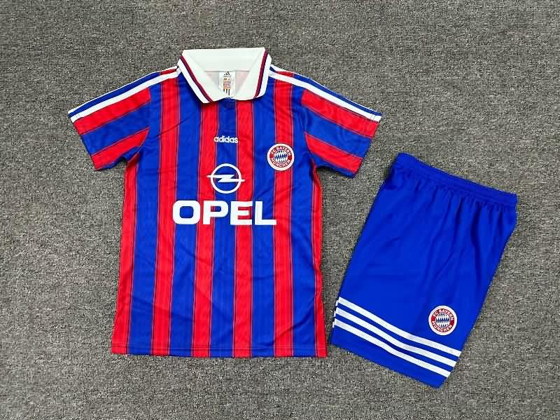 1995/97 Bayern Munich Home Kids Soccer Jersey And Shorts