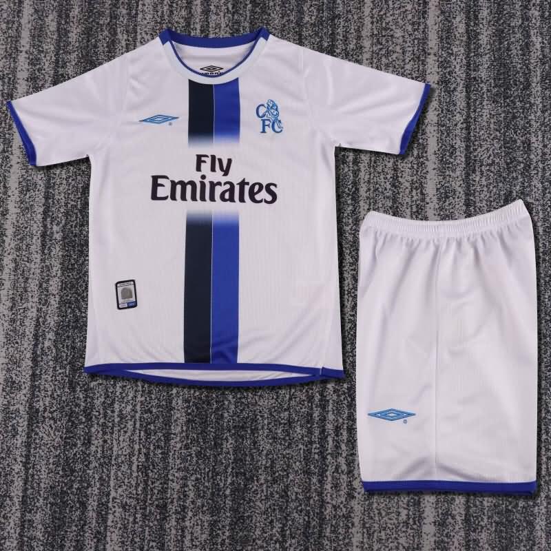 2003/04 Chelsea Away Kids Soccer Jersey And Shorts