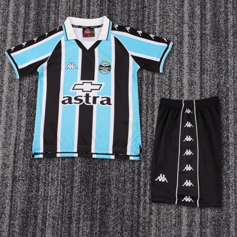 2000 Gremio Home Kids Soccer Jersey And Shorts