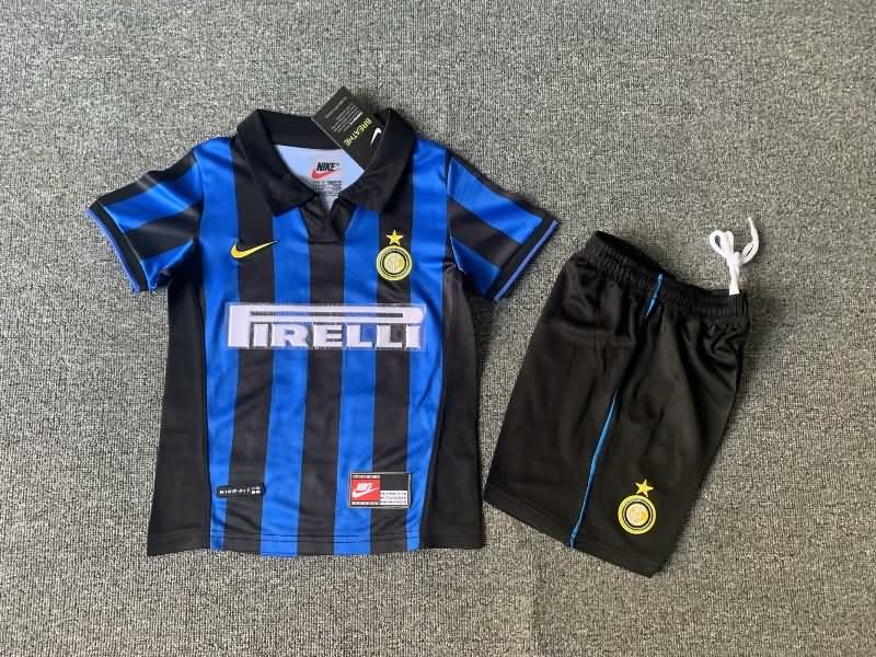 1998/99 Inter Milan Home Kids Soccer Jersey And Shorts