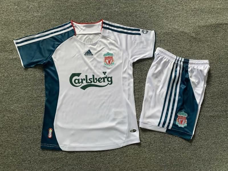 2006/07 Liverpool Away Kids Soccer Jersey And Shorts