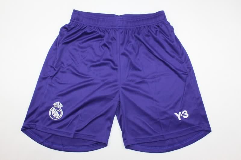 Thailand Quality(AAA) 2023/24 Real Madrid Fourth Blue Soccer Shorts