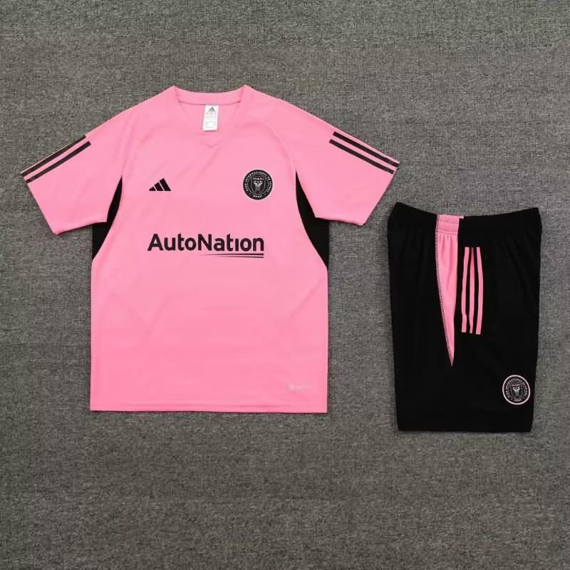 Thailand Quality(AAA) 23/24 Inter Miami Pink Soccer Training Sets