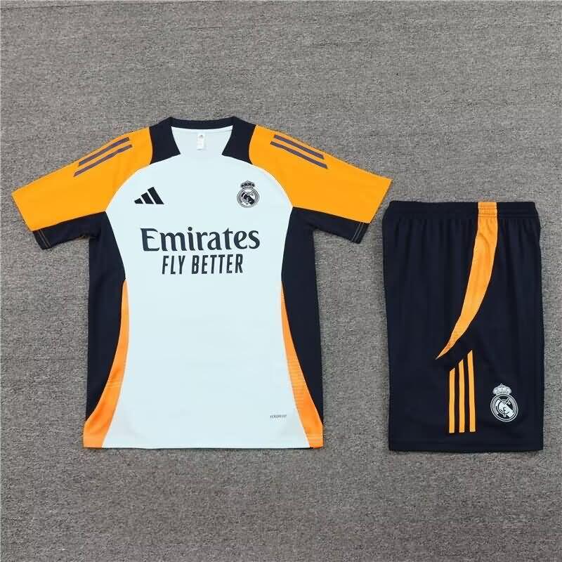 Thailand Quality(AAA) 23/24 Real Madrid White Soccer Training Sets 11