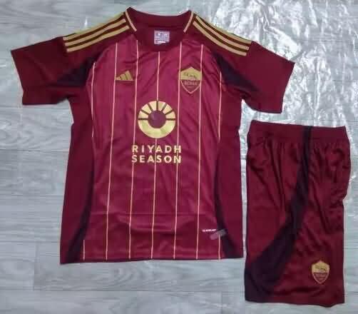 24/25 AS Roma Home Soccer Jersey