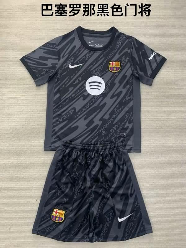 24/25 Barcelona Goalkeeper Black Soccer Jersey