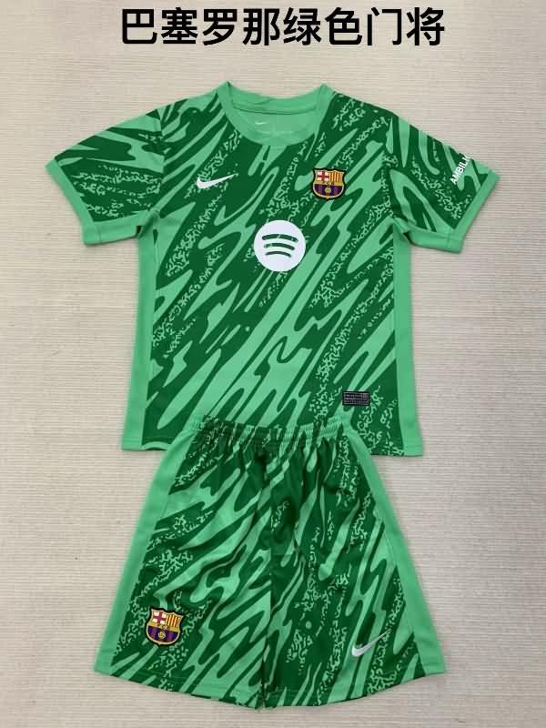 24/25 Barcelona Goalkeeper Green Soccer Jersey