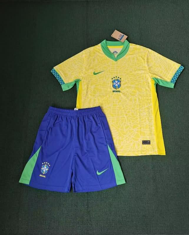 2024 Brazil Copa America Home Soccer Jersey