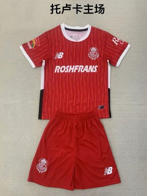 24/25 Deportivo Toluca Home Soccer Jersey