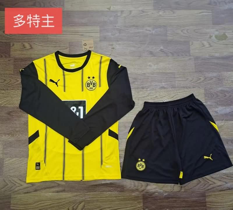 24/25 Dortmund Home Long Sleeve Soccer Jersey