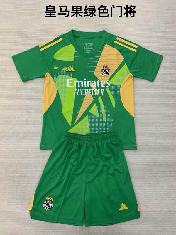 24/25 Real Madrid Goalkeeper Green Soccer Jersey