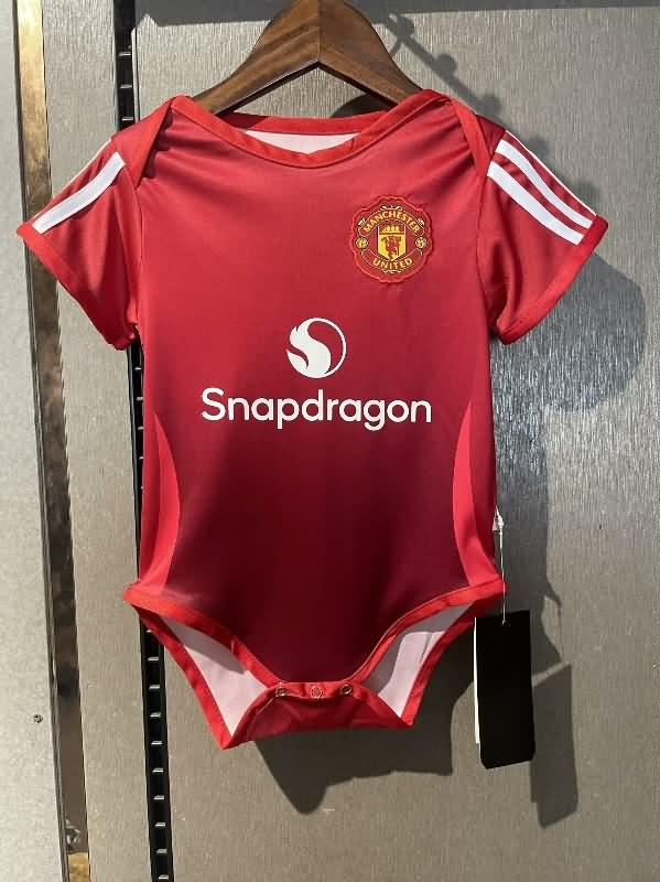 24/25 Manchester United Home Baby Soccer Jerseys