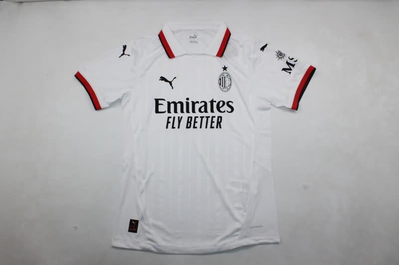 Thailand Quality(AAA) 24/25 AC Milan Away Soccer Jersey (Player)