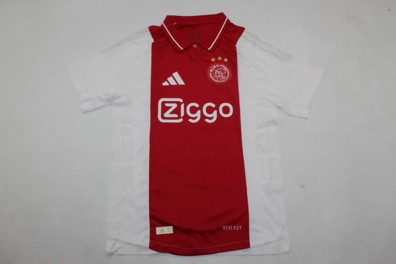 Thailand Quality(AAA) 24/25 Ajax Home Soccer Jersey (Player)