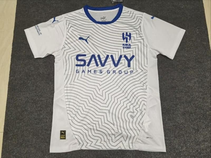 Thailand Quality(AAA) 24/25 Al Hilal Away Soccer Jersey