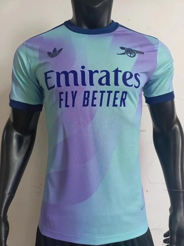 Thailand Quality(AAA) 24/25 Arsenal Third Soccer Jersey (Player) Leaked