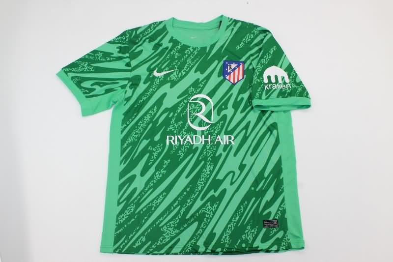 Thailand Quality(AAA) 24/25 Atletico Madrid Goalkeeper Green Soccer Jersey