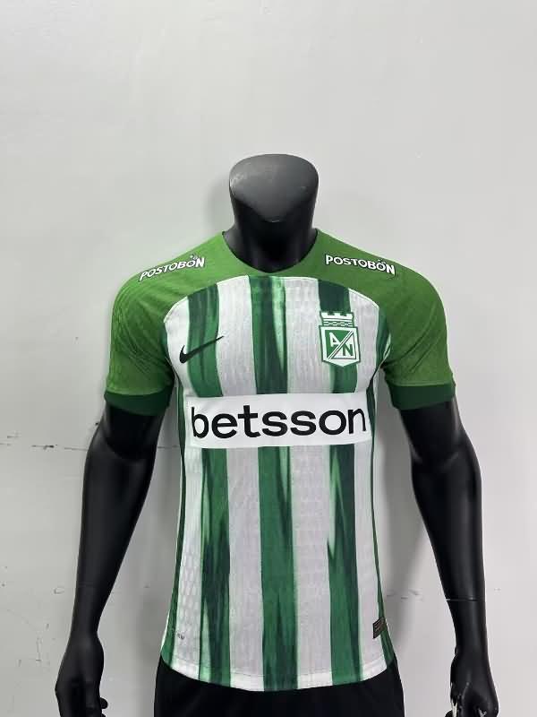 Thailand Quality(AAA) 2024 Atletico Nacional Home Soccer Jersey (Player)