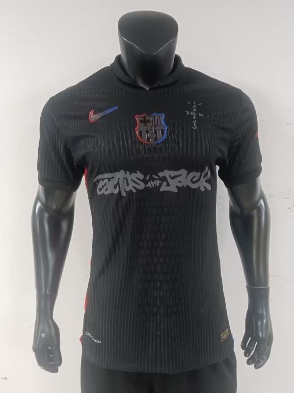 Thailand Quality(AAA) 24/25 Barcelona Away Soccer Jersey (Player) Sponsor 03