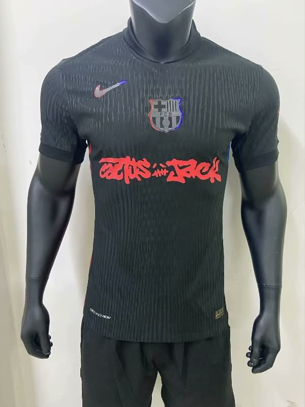 Thailand Quality(AAA) 24/25 Barcelona Away Soccer Jersey (Player) Sponsor 04