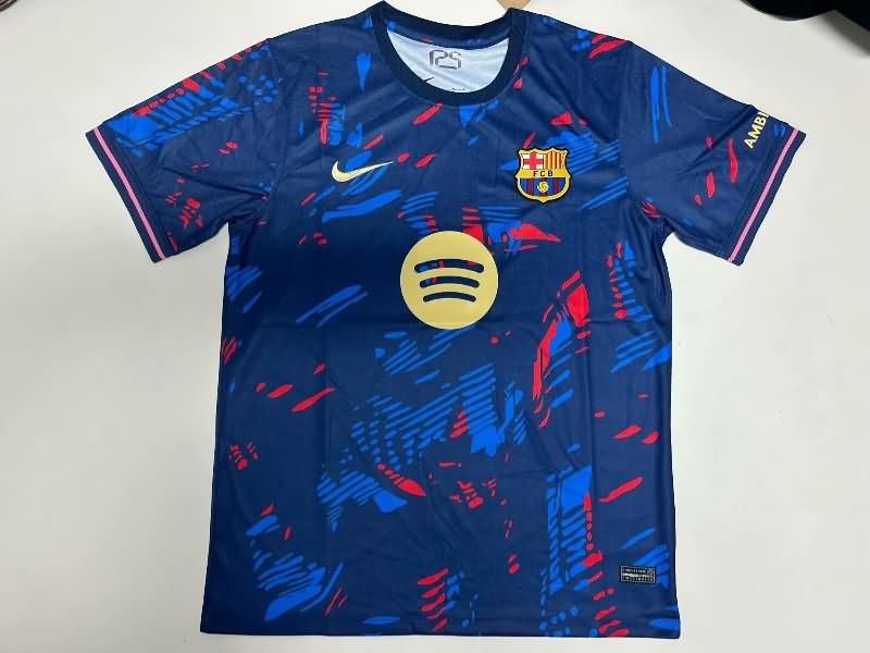 Thailand Quality(AAA) 24/25 Barcelona Training Soccer Jersey 23