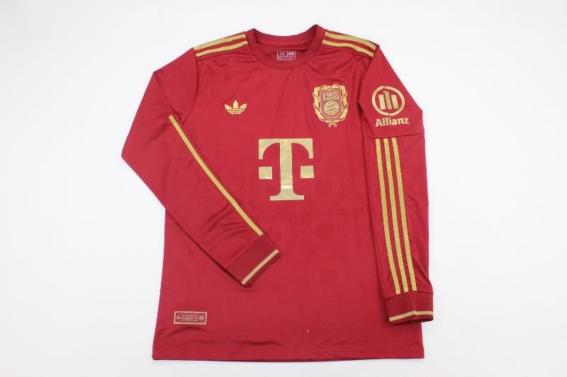 Thailand Quality(AAA) 125th Bayern Munich Anniversary Long Sleeve Soccer Jersey (Player)