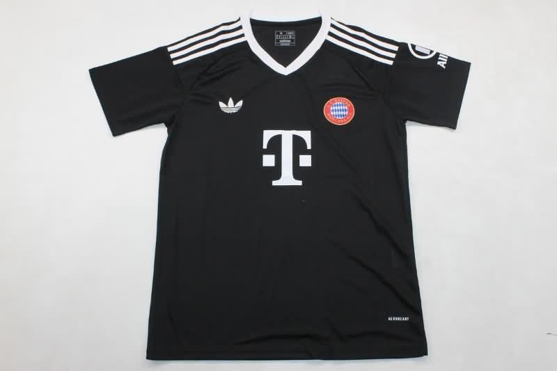 Thailand Quality(AAA) 24/25 Bayern Munich Goalkeeper Black Soccer Jersey