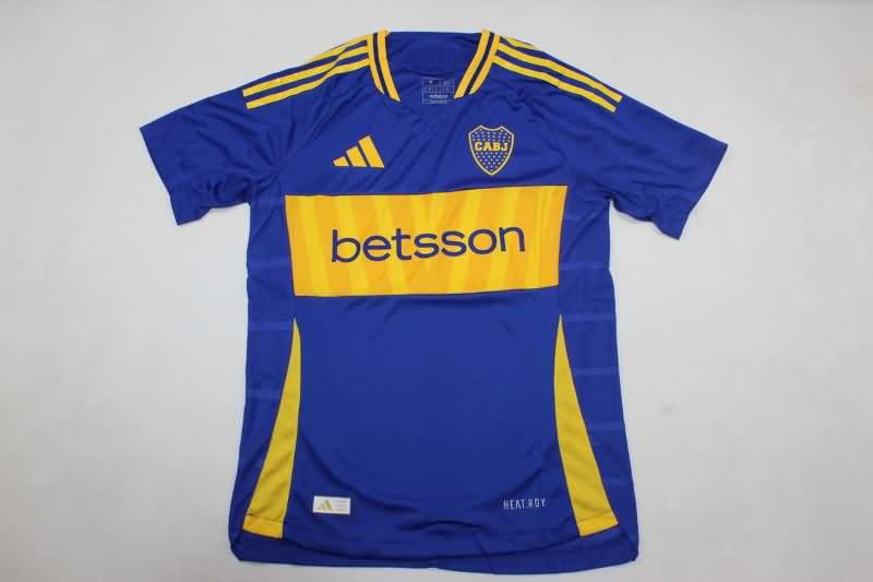 Thailand Quality(AAA) 2024 Boca Juniors Home Soccer Jersey (Player)