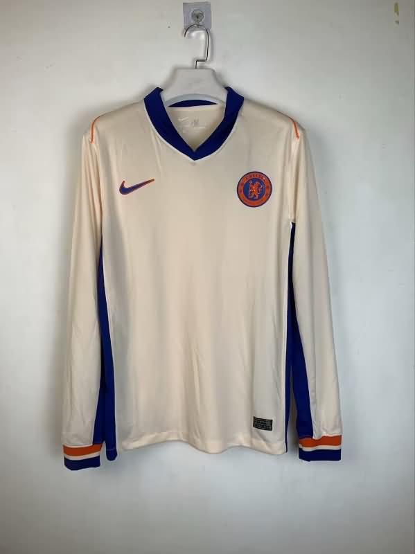 Thailand Quality(AAA) 24/25 Chelsea Away Long Sleeve Soccer Jersey Leaked