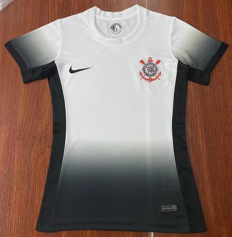 Thailand Quality(AAA) 2024 Corinthians Home Women Soccer Jersey