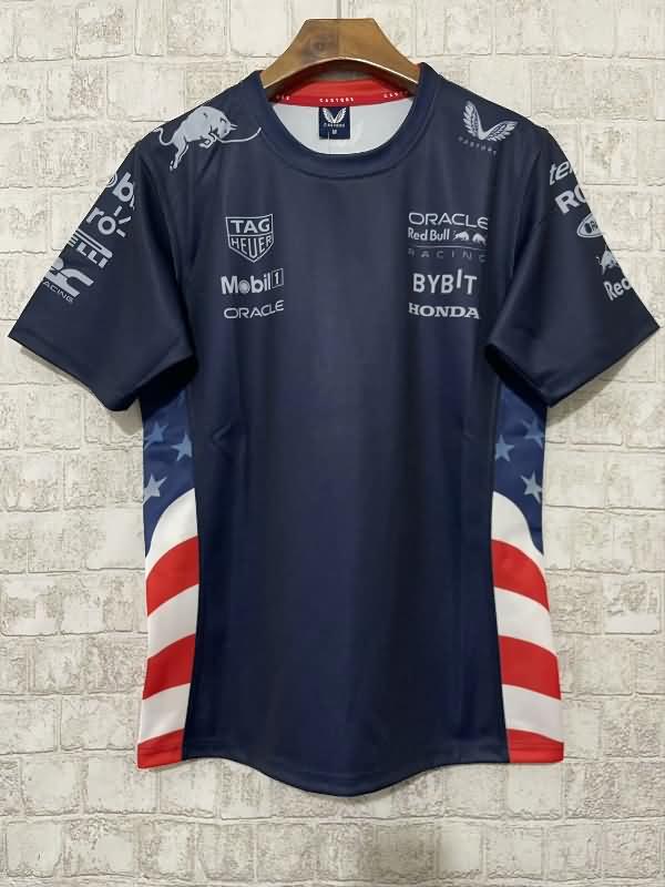 Thailand Quality(AAA) 2024 Red Bull Dark Blue Training Jersey