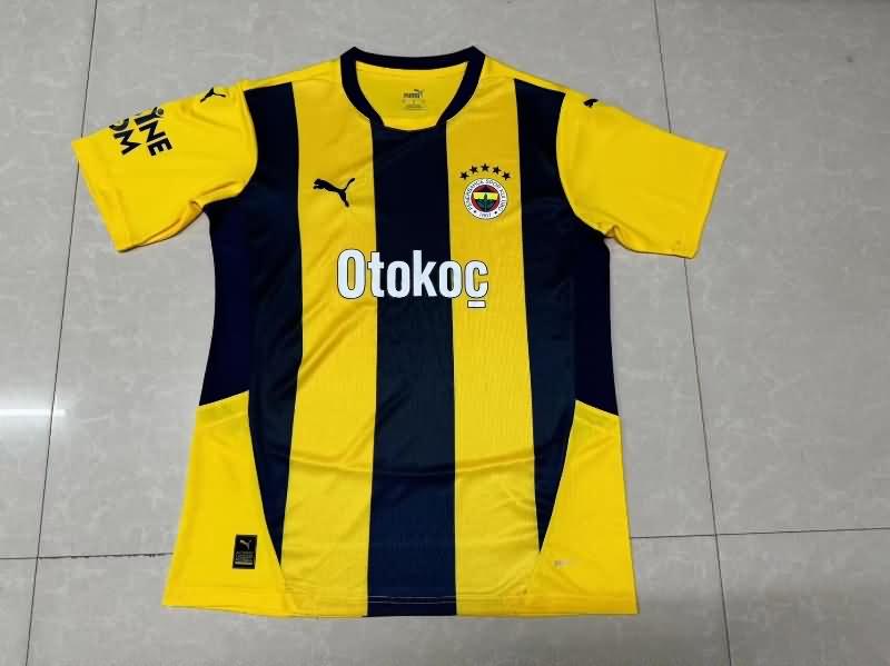 Thailand Quality(AAA) 24/25 Fenerbahce Home Soccer Jersey