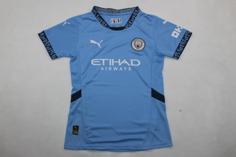 Thailand Quality(AAA) 24/25 Manchester City Home Women Soccer Jersey