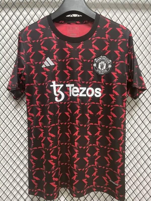 Thailand Quality(AAA) 24/25 Manchester United Training Soccer Jersey