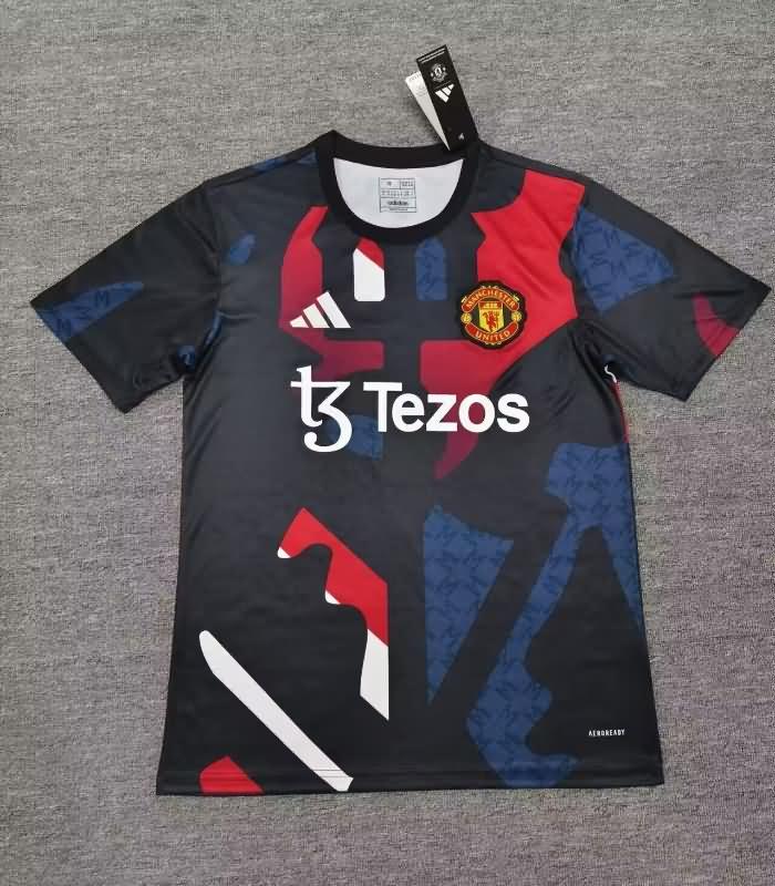 Thailand Quality(AAA) 24/25 Manchester United Training Soccer Jersey 08