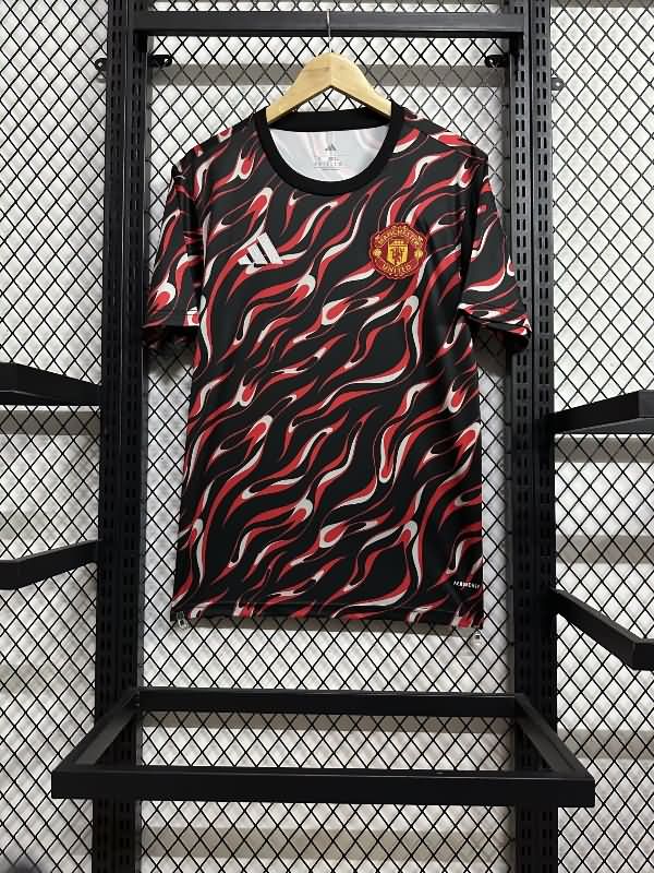 Thailand Quality(AAA) 24/25 Manchester United Training Soccer Jersey 12