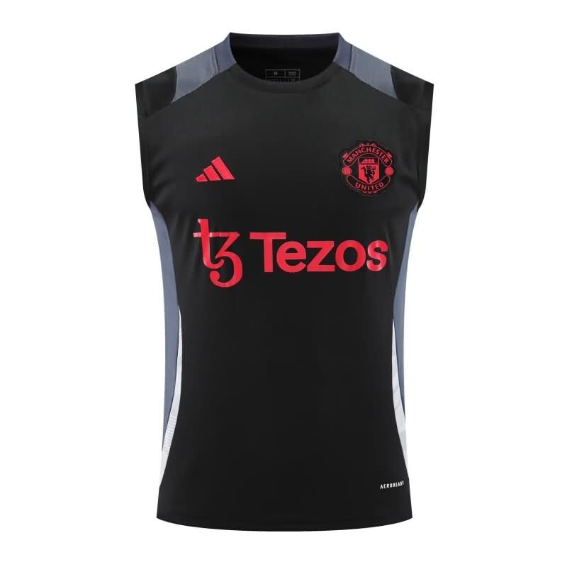 Thailand Quality(AAA) 24/25 Manchester United Training Vest Soccer Jersey