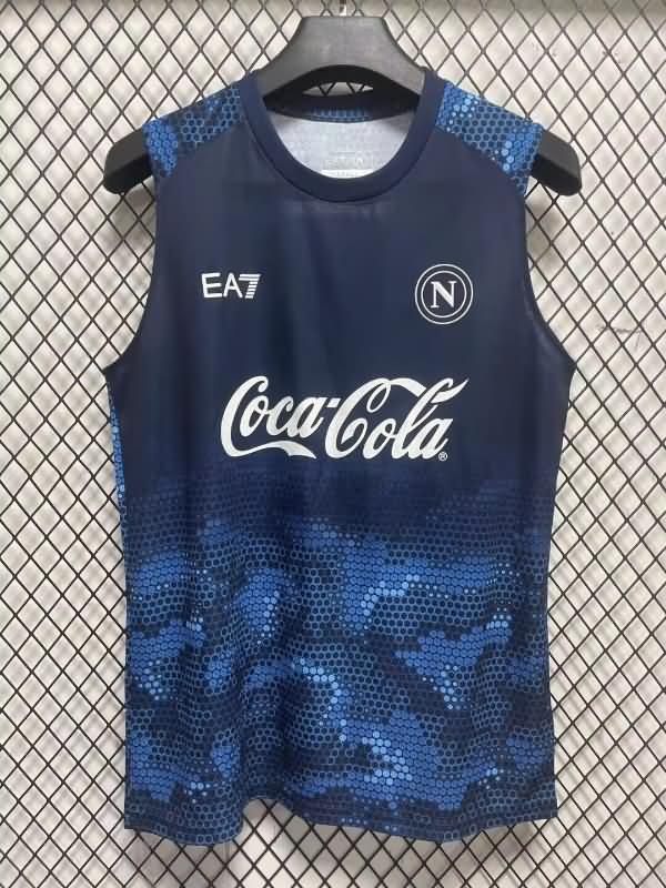 Thailand Quality(AAA) 24/25 Napoli Training Vest Soccer Jersey