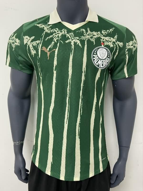 Thailand Quality(AAA) 2025 Palmeiras Home Soccer Jersey (Player)