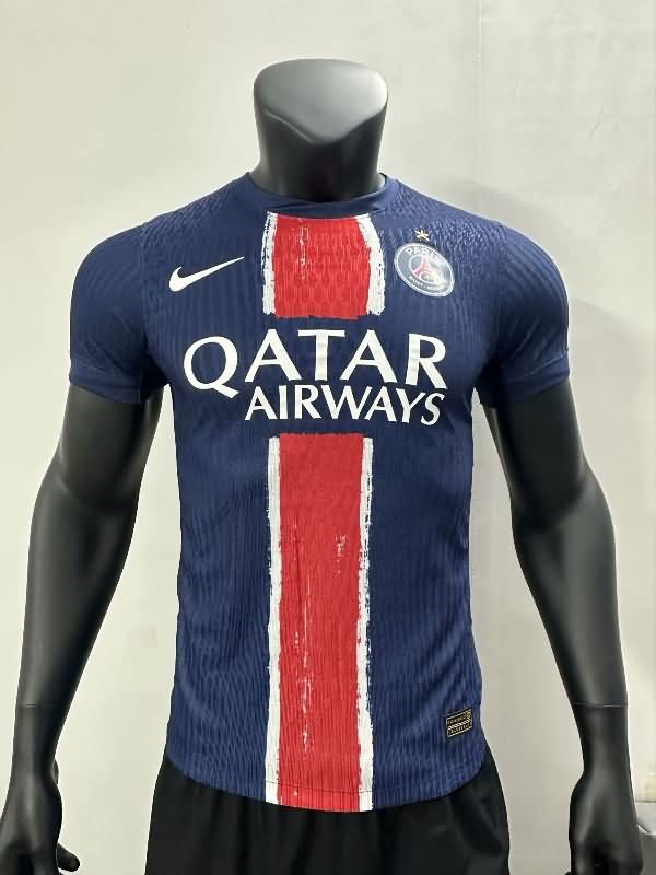 Thailand Quality(AAA) 24/25 Paris St Germain Home Soccer Jersey (Player) With Star
