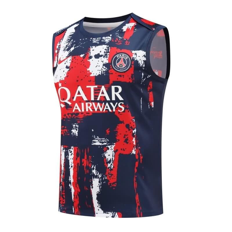 Thailand Quality(AAA) 24/25 Paris St Germain Training Vest Soccer Jersey 02