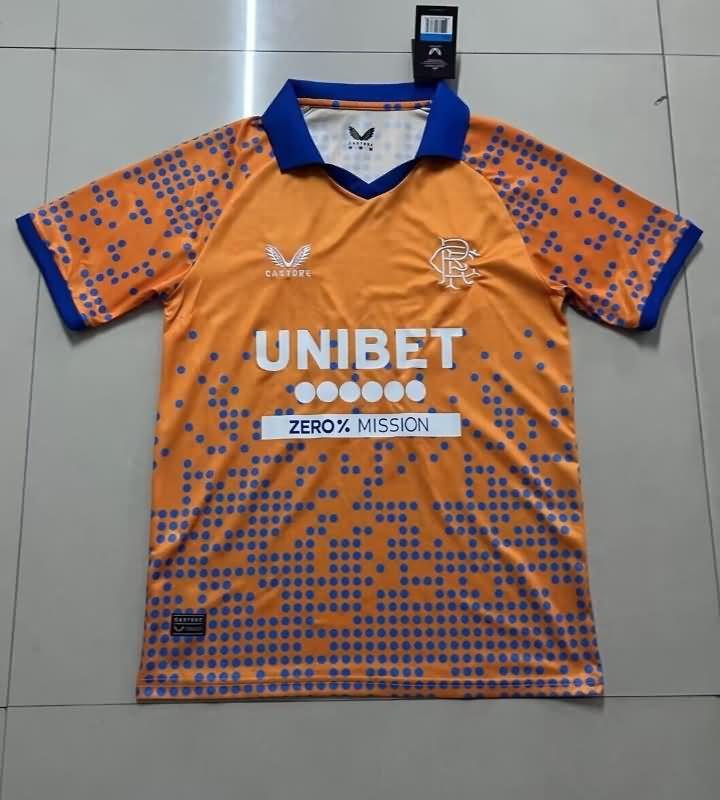 Thailand Quality(AAA) 24/25 Rangers Third Soccer Jersey