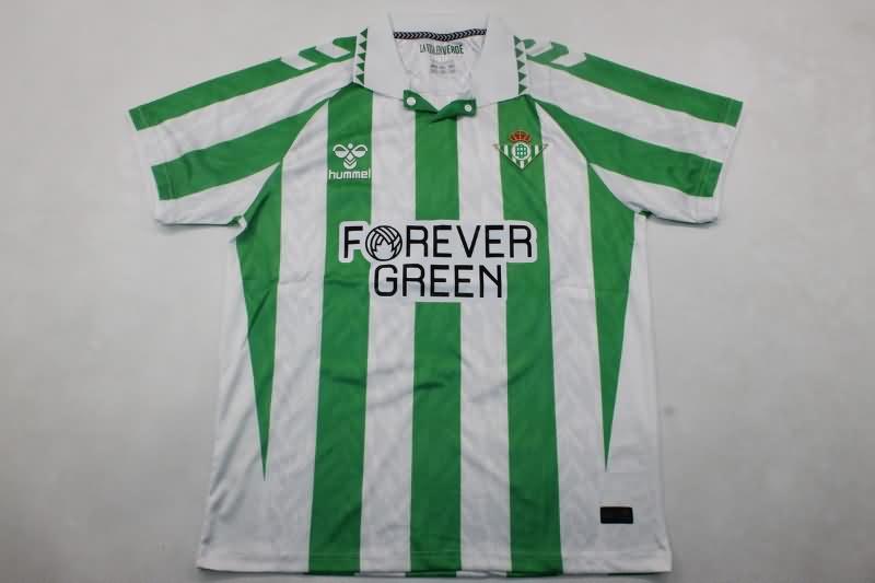 Thailand Quality(AAA) 24/25 Real Betis Home Soccer Jersey