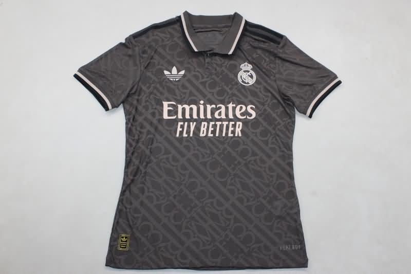 Thailand Quality(AAA) 24/25 Real Madrid Third Soccer Jersey (Player)