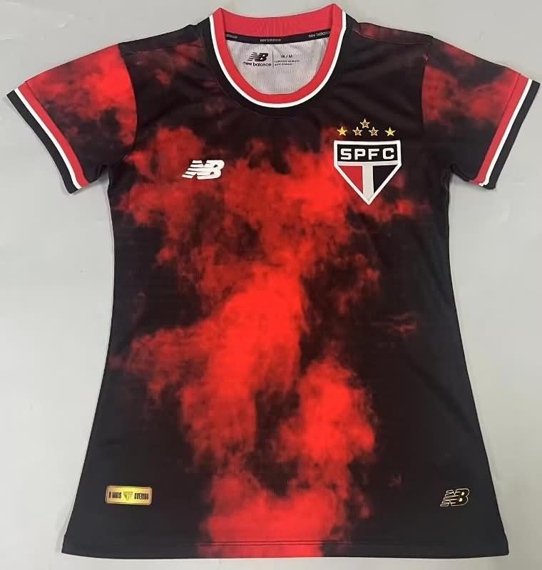 Thailand Quality(AAA) 2024 Sao Paulo Third Women Soccer Jersey