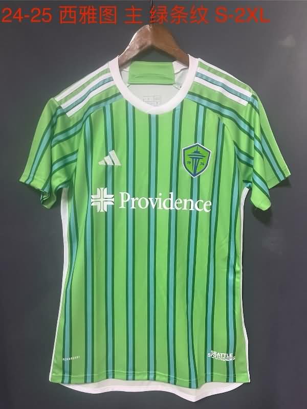 Thailand Quality(AAA) 2024 Seattle Sounders Home Soccer Jersey